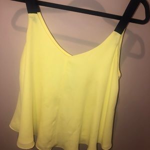 Design lab Lord & Taylor yellow tank